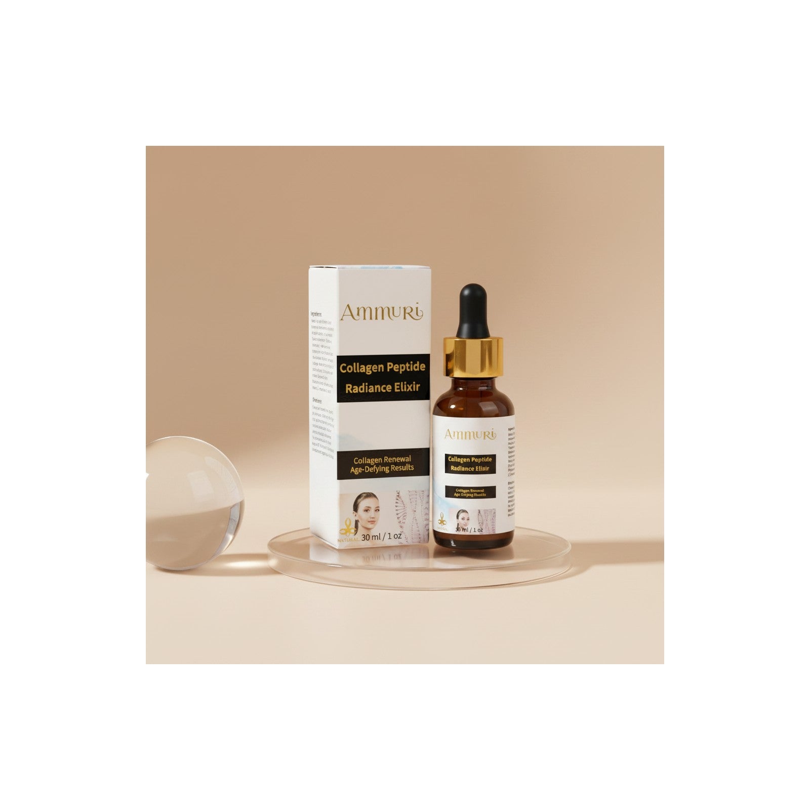 Collagen Peptide Serum for Youthful Radiance & Firming | Ammuri