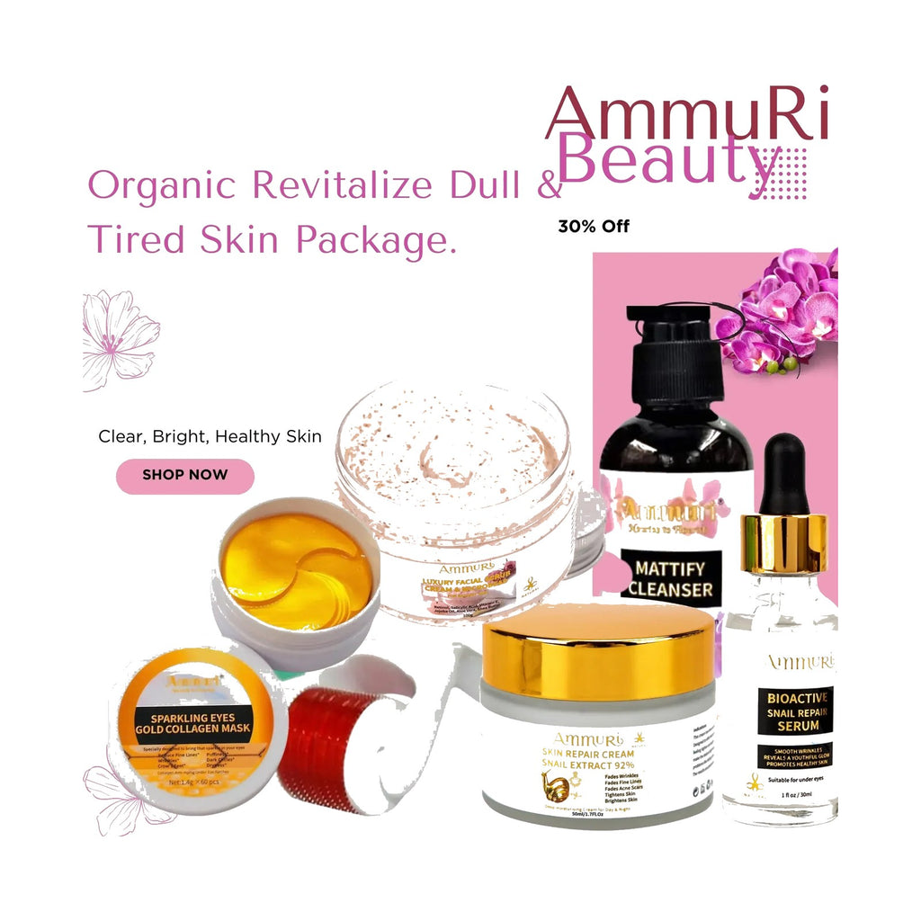 Natural Skincare Package for Dull Skin & Radiance | Ammuri