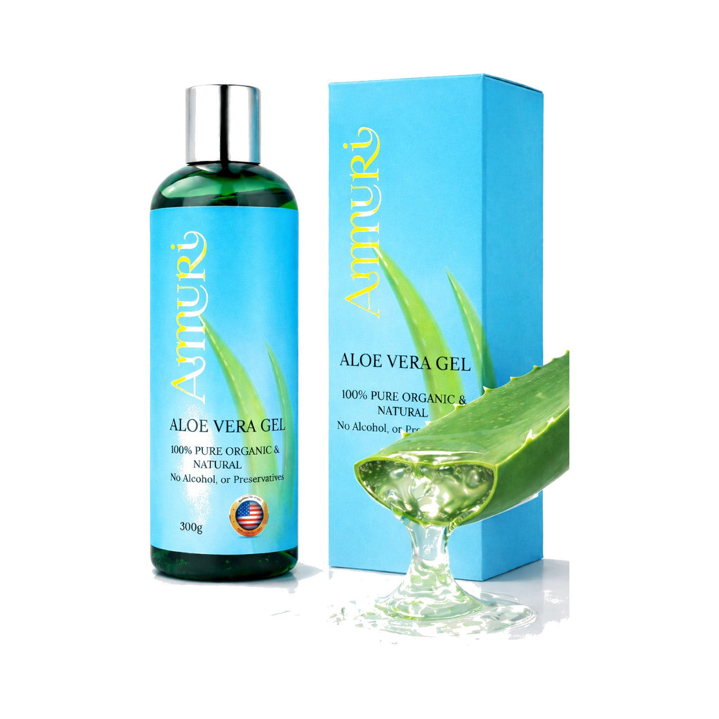 Organic Aloe Vera Gel 5 Pack for Hydration, Soothing & All Skin Types | Ammuri