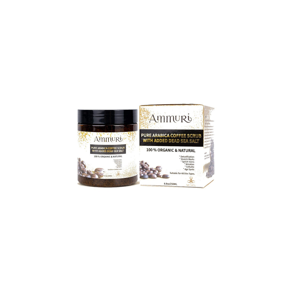 Organic Arabica Coffee Scrub Face Mask for Exfoliation & Glow | Ammuri