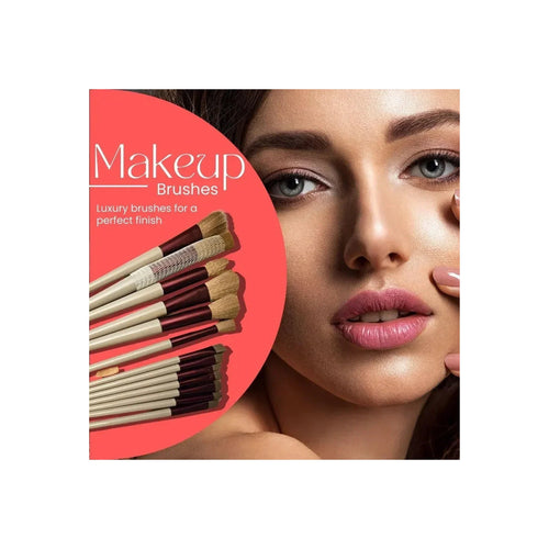 13-Piece Makeup Brush Set with Travel Pouch | Ammuri