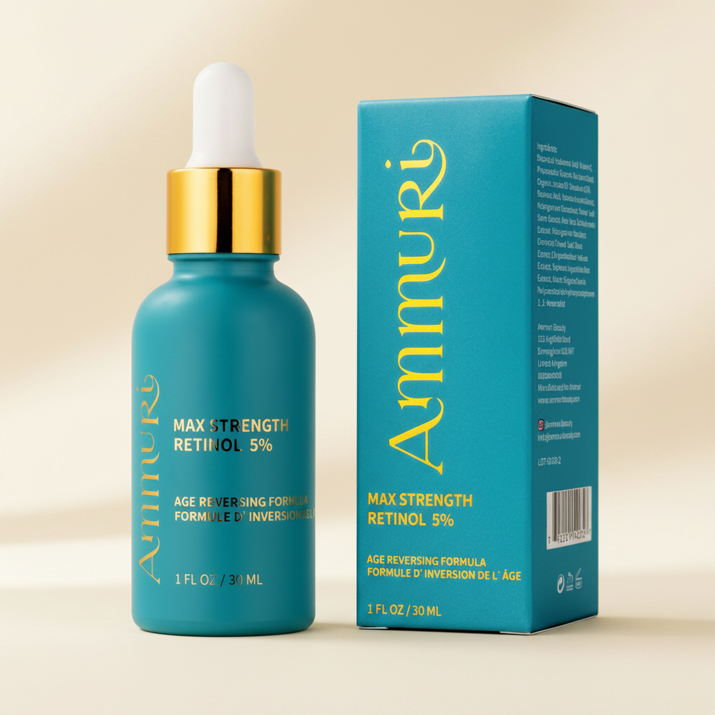 Retinol MAX 5% Anti-Ageing Serum for Youthful & Firm Skin | Ammuri