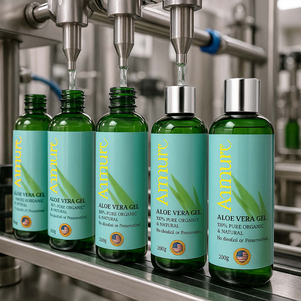 Organic Aloe Vera Gel 5 Pack for Hydration, Soothing & All Skin Types | Ammuri