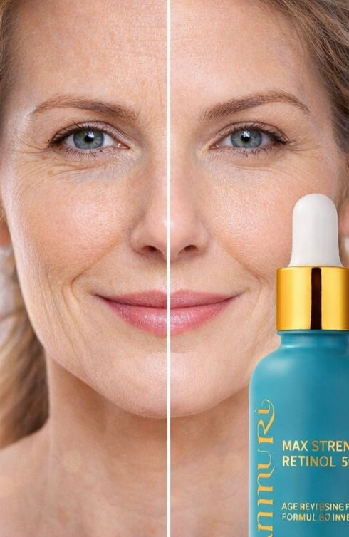 Retinol MAX 5% Anti-Ageing Serum for Youthful & Firm Skin | Ammuri