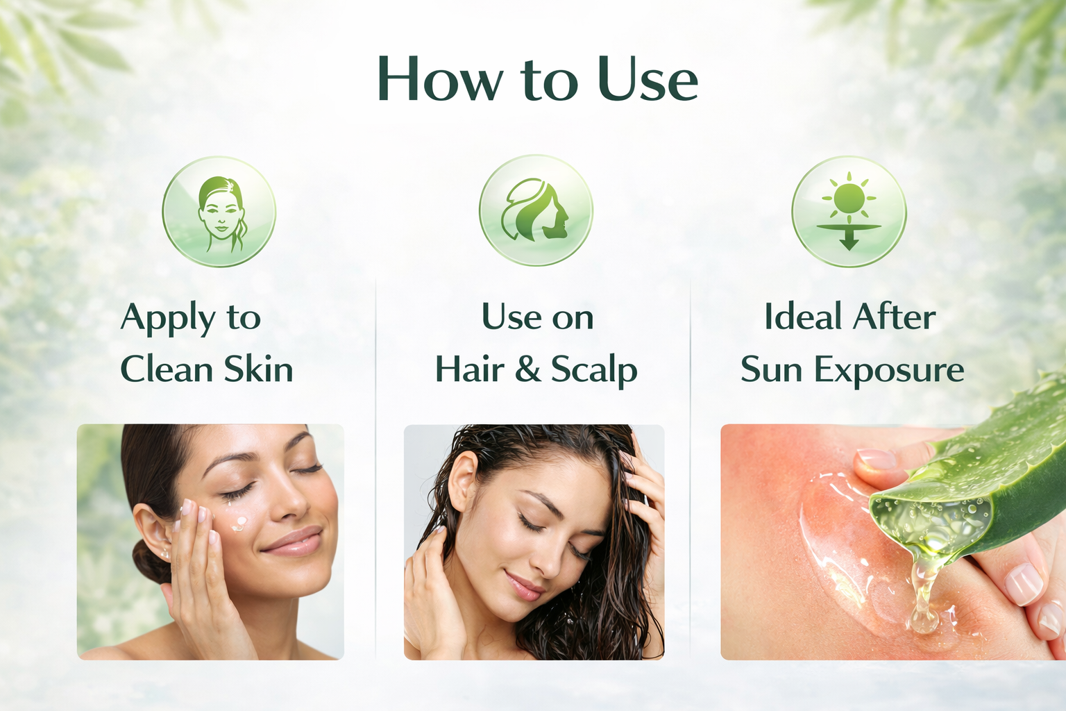 Organic Aloe Vera Gel for Natural Skin Relief & Hydration | Ammuri