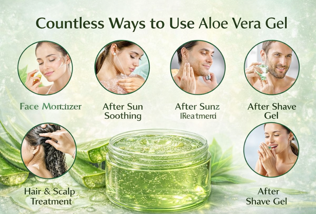 Organic Aloe Vera Gel 300g | Soothing, Hydration & After-Sun | Ammuri