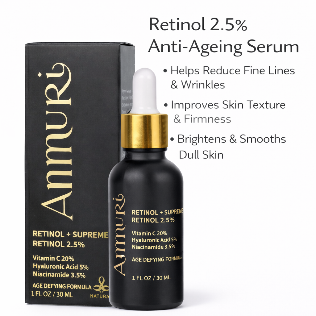 Retinol Supreme 2.5% Serum for Anti-Ageing & Age-Defying Skin | Ammuri