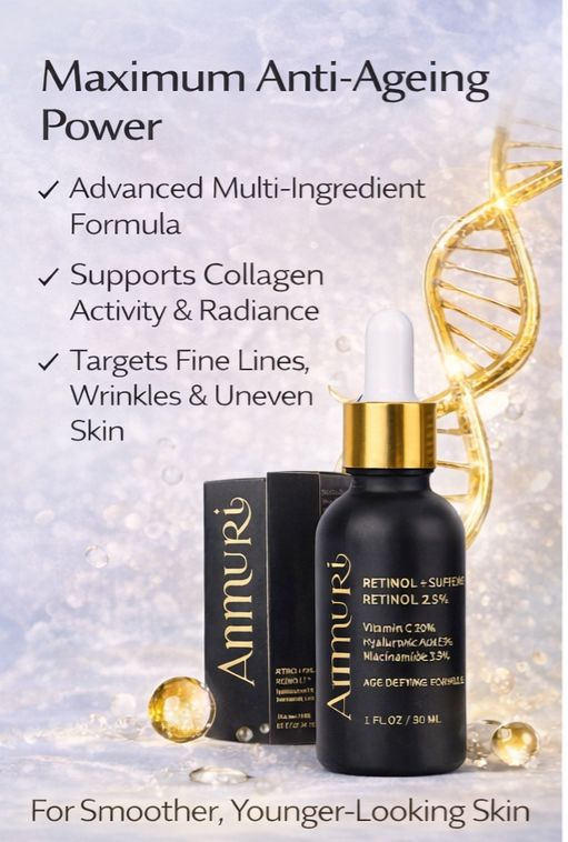 Retinol Supreme 2.5% Serum for Anti-Ageing & Age-Defying Skin | Ammuri