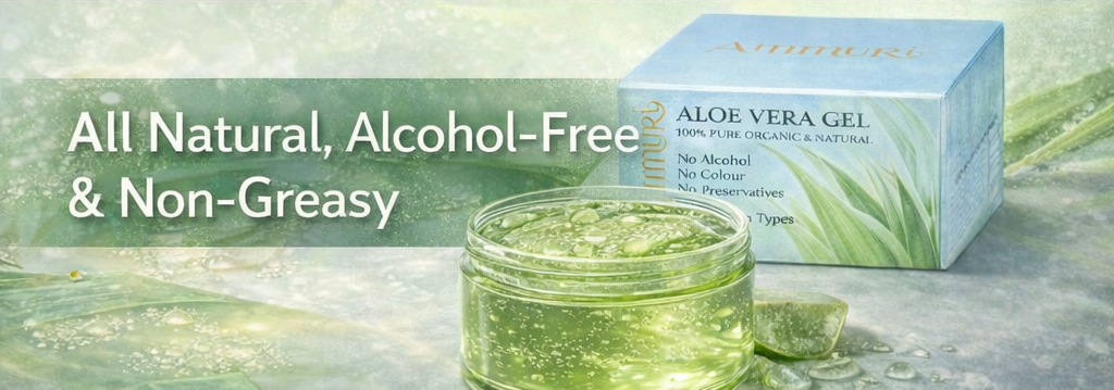 Organic Aloe Vera Gel 300g | Soothing, Hydration & After-Sun | Ammuri