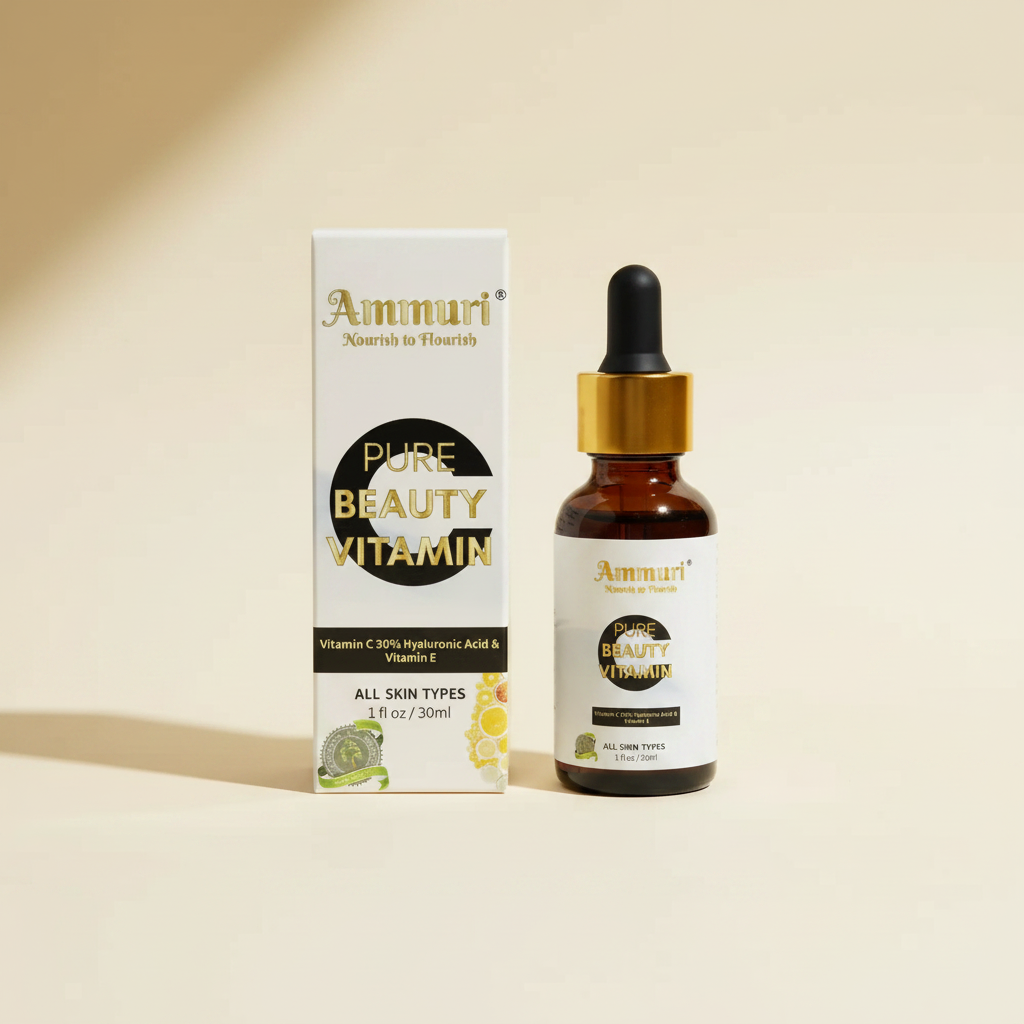 Vitamin C Serum for Glowing Skin & Anti-Ageing | Ammuri